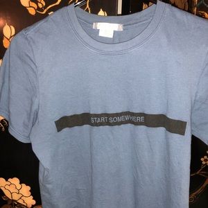 Start Somewhere graphic tee from urban outfitters